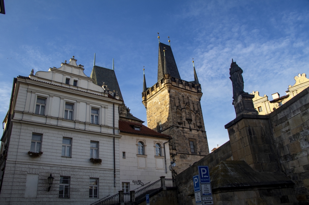 Praha, Kampa, Karlův most, Mostecká věž